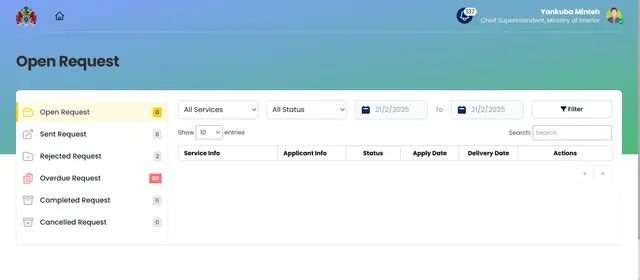 Gambia Government Services Platform screenshot 3